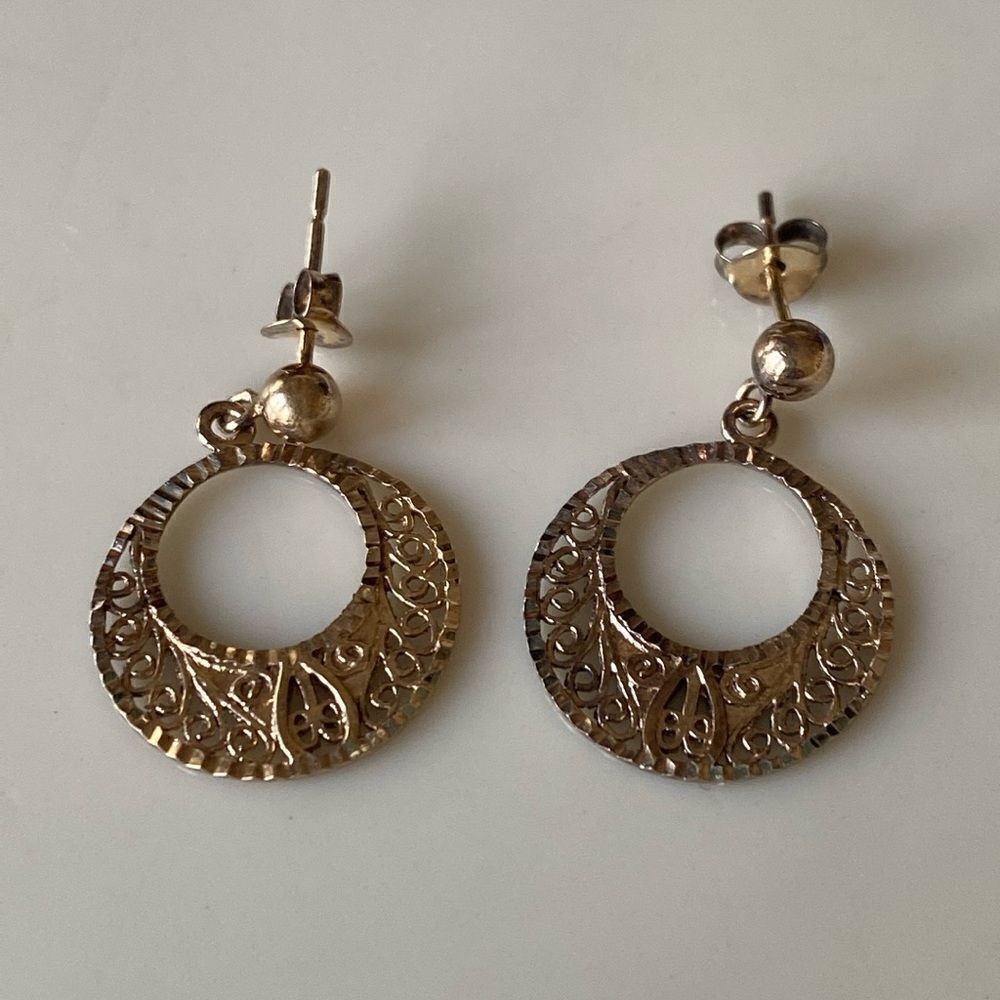 Gold  vermeil SS earrings